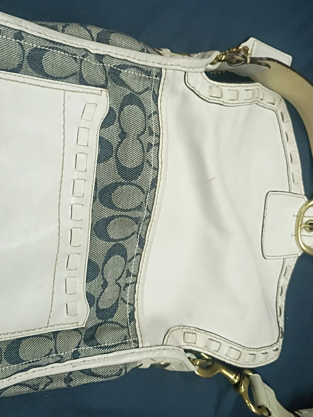 Coach stylish white